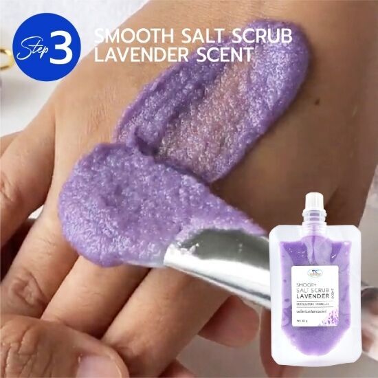 Thaicream Smooth Salt Scrub Lavender Scent